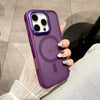 For iPhone 14 Plus Heat Dissipation MagSafe Shockproof Phone Case(Purple)