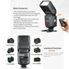 Godox TT560II Wireless 433MHz GN38 Camera Flash Speedlite Light (Black)