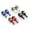 2pcs /Set Automotive Glass Washer Sprayer Aluminum Cap Nozzle(Blue)
