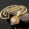 N2106-18 Clown  Exaggerated Hip Hop Style Necklace Collarbone Chains