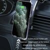 Car Suction Cup Dashboard Automatic Lock Mobile Phone Holder, Style: Brushed Telescopic Base