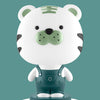 3W Cartoon Crown Pet USB Touch Control Night Light(Tiger Green)