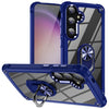 For Samsung Galaxy S24 FE 5G TPU + PC Lens Protection Phone Case with Ring Holder(Blue)
