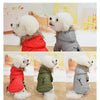 Warm Fleece Dog Coat with Hood, Grey, Large (3-4kg), Chihuahua/Small Breeds