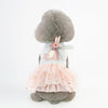 White Cotton Pet Skirt - Size L | Cat, Small Dog, Rabbit