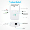 2.4G 300M Wi-Fi Amplifier Long Range WiFi Repeater Wireless Signal Booster EU Plug White