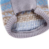 XS Blue Christmas Snowflake Dog Sweater (Knitted)