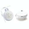 10pcs XTS01 Silicone Soft Teeth Head Shampoo Massage Comb Shampoo Brush(White)