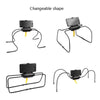 Spider Tablet Holder Arbitrary Curved Lazy Mobile Phone Bracket Desktop Car Bathroom Tablet Bracket(Black)