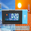 8290 Electronic Colour Screen Weather Clock Weather Forecast Projection Clock Rotatable Digital Clock Without USB Cable
