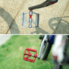 PROMEND PD-M88 1 Pair Mountain Bicycle Aluminum Alloy 3-Bearings Pedals (Red)