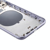 iPhone 11 Back Cover Replacement Purple - SIM Tray & Lens