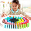 10 Colors 120 PCS / Set Building Blocks Competition Puzzle Early Education Wooden Toys for Children Adult