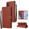 For Samsung Galaxy A56 5G 3-Card Slots Multifunctional Leather Phone Case(Brown)