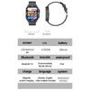 LEMFO HK96S 2.06 inch BT5.3 IP68 Sport Smart Watch, Support Bluetooth Call / Sleep / Blood Oxygen / Heart Rate / Blood Pressure Health Monitor(Orange)