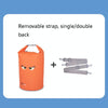 10L SPORON Outdoor Seaside Beach Swimming Rafting Waterproof Bag PVC Mesh Cloth Storage Bucket Bag(Orange)