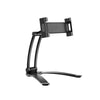 Multifunctional Mobile Phone Tablet Wall Hanging Desktop Aluminum Alloy Holder with Wall Base(Black)