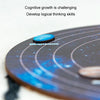 Children Universe Planet Cognition Puzzle Matching Board Early Learning Educational Toy, Style: Solar System (Log Model)
