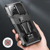 For Samsung Galaxy S21+ 5G Machine Armor Warrior Shockproof PC + TPU Protective Case(Black)