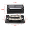CP-3158 300A 12-48V RV Yacht Modified Double Row 12-way M6 Terminal Busbar with 12pcs Terminals