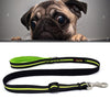 Reflective Dog Lead, Green, Medium - Adjustable, Breathable Nylon