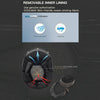 SOMAN Motorcycle Four Seasons Carbon Fiber Half Helmet, Color: FRP Bright Black(L)