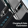 USAMS SJ741 30W USB-C / Type-C to 8 Pin Zinc Alloy Digital Display Fast Data Cable, Length: 1.2m(Titanium)