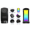 T17 3-in-1 RGB Atmosphere Light MagSafe Phone Watch Earphone Wireless Charger, Color: Black with  AU Plug