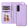 For Samsung Galaxy A36 5G BETOPNICE BN-005 2 in 1 Detachable Imitate Genuine Leather Phone Case(Light Purple)