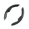 For Tesla Model3/Y 30cm Carbon Fiber Pattern Steering Wheel Handlebar Cover(Black)