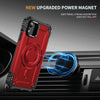 For iPhone XR Lens Holder MagSafe Phone Case(Red)