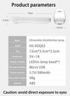 Portable UV Light Sterilizer Sterilization Stick Disinfection Ultraviolet Lamp(White)