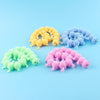 12 PCS Children Soft Rubber 16-Section Caterpillar Stretch Decompression Toy(Pink)