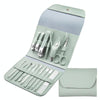 Nail Art Tool Set Nail Clippers Dead Skin Scissors Manicure Tool, Specification: 16 In 1 Matcha Green