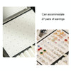 Large-Capacity Multi-Layer Jewelry Earring Storage Display Box(White)