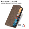 For Samsung Galaxy A26 5G Business Solid Color Magnetic RFID Leather Phone Case(Brown)