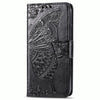 For Asus ROG Phone 3 ZS661KS Butterfly Love Flower Embossed Horizontal Flip Leather Case with Bracket / Card Slot / Wallet / Lanyard(Black)