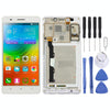 Lenovo A7600 White LCD Screen & Digitizer Assembly with Frame