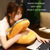 Students Double-sided Napping Pillow Office Nap Artifact Girls Sleeping Pillow, Style: L Toast Angry