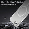 For iPhone SE 2022 / 2020 / 8 MagSafe Frosted Translucent TPU + PC Full Coverage Phone Case(White)