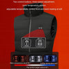 Winter Smart Dual-control 13-zone Charging Heating Vest, Size: L(Red)