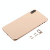 iPhone XS Max Back Cover Gold - Camera Lens & SIM Tray