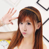 10 PCS Wig Twist Braid Jewelry Headband Hair Buckle (Light Yellow)