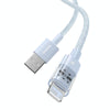 Baseus Gem Transparent 2.4A USB to 8 Pin Fast Charging Data Cable, Length:1m(Blue)