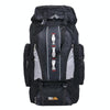 90L+10L  Multifunctional Outdoor Large Capacity Waterproof Nylon Hiking Bag(Black)