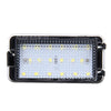 2 PCS LED License Plate Light with 18  SMD-3528 Lamps for Seat,2W 120LM,6000K, DC12V(White Light)