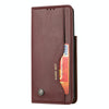 For Samsung Galaxy S22 5G Knead Skin Texture Leather Phone Case(Wine Red)