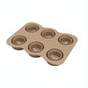 6 Holes Nursery Box Small Vegetable Flower Plant Breathable Growing Tray Silicone Folding Nursery Pot(Skin Color)