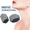 3PCS 7th Generation Masseter Ball Mandibular Trainer Facial Muscle Trainer Silicone Face-Lifting Device(Black)