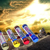 TF-2224 2pcs Multifunctional Waterproof Motorcycle Tax Bill Collection Tube(Gold)